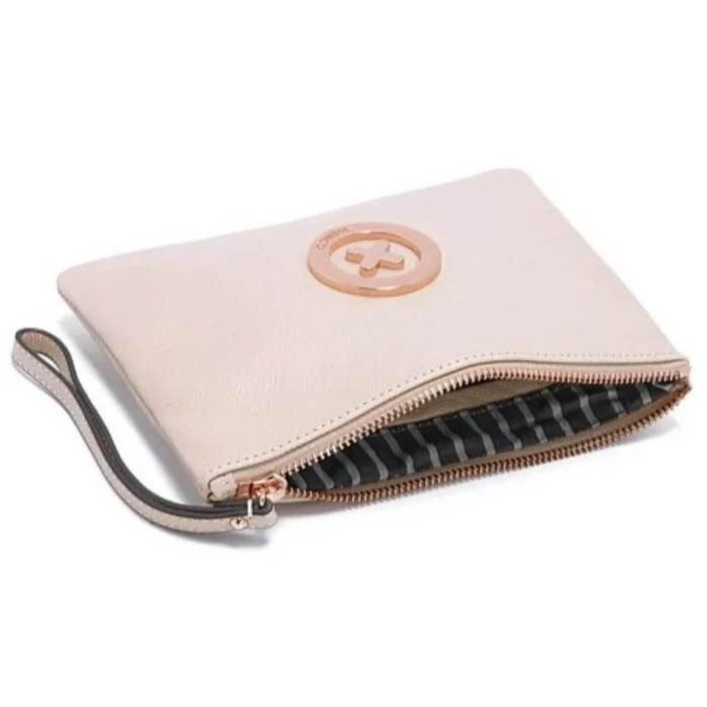 MIMCO Supernatural Medium Pouch Matte Nude Rose Gold XO - Picture 1 of 4